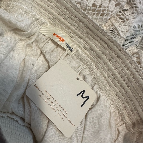 Orange Creek Cream Lace Shorts NWOT - Picture 6 of 8